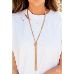 Knot All There Gold Necklace (114)